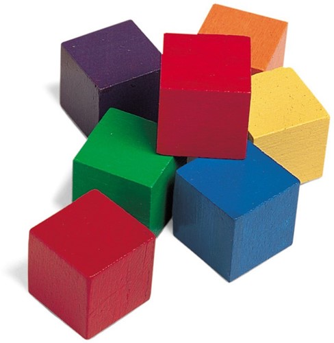 Learning Resources - Wooden Colour Cubes™ (Set of 102)