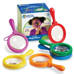 Learning Resources - Primary Science® Jumbo Magnifiers (Set of 6)