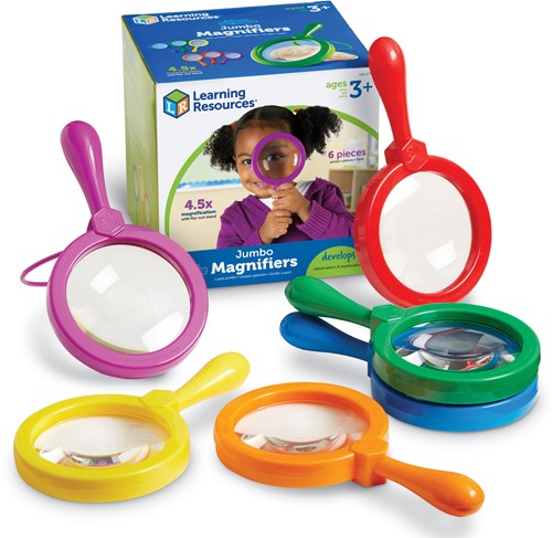Learning Resources - Primary Science® Jumbo Magnifiers (Set of 6)