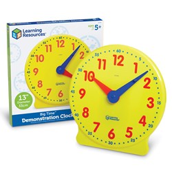 Learning Resources - Big Time® 12hr Demonstration Clock
