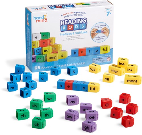Learning Resources - Reading Rods® Prefixes & Suffixes