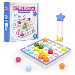 Learning Resources - Pattern & Sequencing Wooden Board