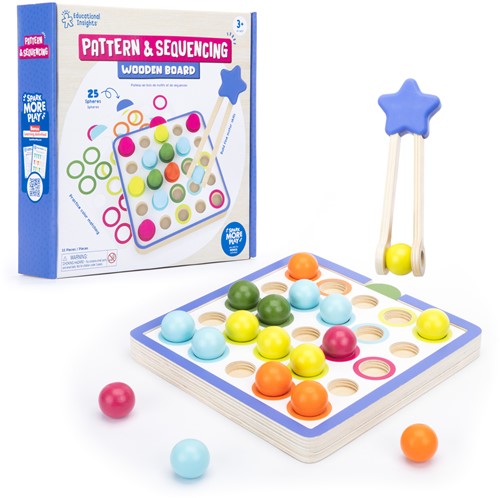 Learning Resources - Pattern & Sequencing Wooden Board