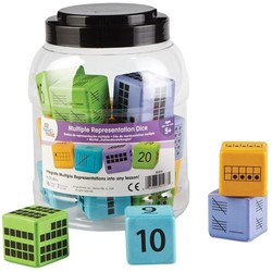 Learning Resources - Multiple Representation Dice, Set of 16