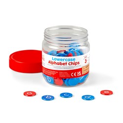 Learning Resources - Lowercase Alphabet Chips, 156 Chips