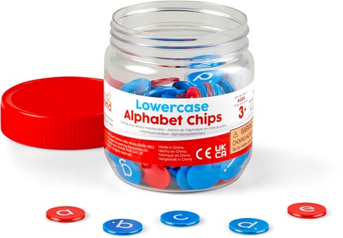 Learning Resources - Lowercase Alphabet Chips, 156 Chips