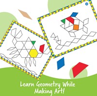 Learning Resources - Pattern Block Design Cards-3