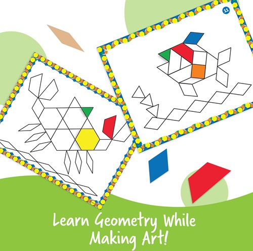 Learning Resources - Pattern Block Design Cards-3