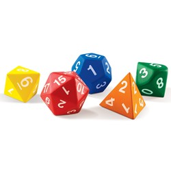 Learning Resources - Jumbo Foam Polyhedral Dice