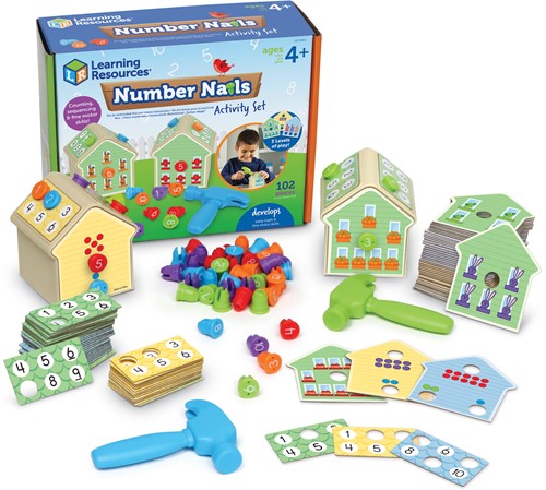 Learning Resources - Number Nails! Activity Set