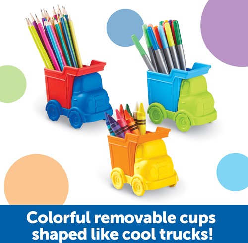 Learning Resources - Create-a-Space™ Kiddy Centre Trucks!-2