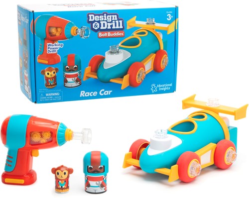 Learning Resources - Design & Drill® Bolt Buddies® Race Car