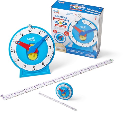 Learning Resources - Advanced NumberLine Clock™ Class Set