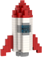 BRIXIES Postkaart Raket - 162 st-2