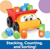 Learning Resources - Tony the Peg Stacker Dump Truck™-3