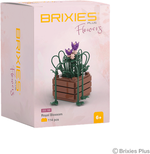 BRIXIES Plus Mini Bloem "Royal blossom" - 114 st-2