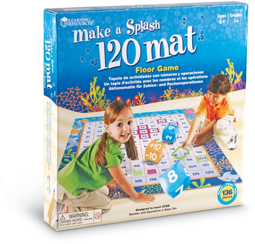 Learning Resources - Make a Splash™  120 Mat Floor Game