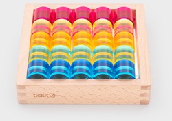 Tickit Edelsteen Cirkel Spiegeltray - Pk25 FSC 100%