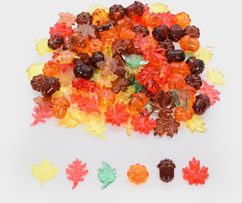 Tickit Transparante Bladeren & Zaden - Pk120