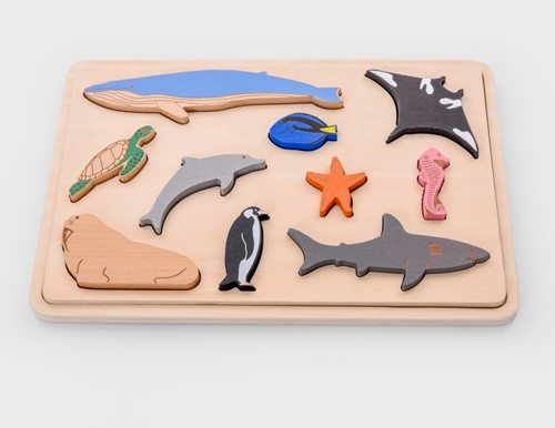 Tickit Oceaan Dieren Lagenpuzzel - Pk10