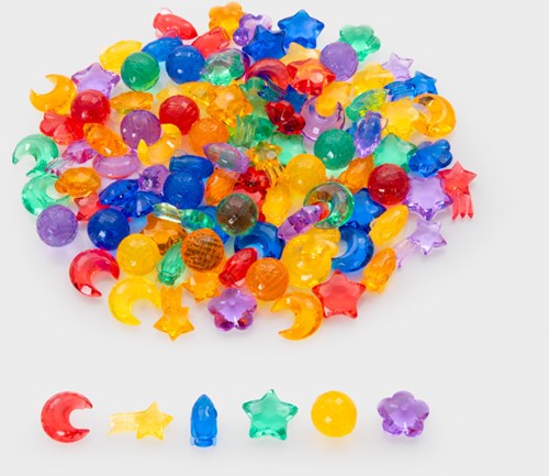 Tickit Transparante Kleurengalaxy - Pk108