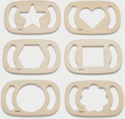 Tickit Gemakkelijk Vast te Houden Vorm Weergavepanelen