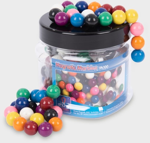 Shaw Magnetische Gekleurde Knikkers in Emmer - Pk100