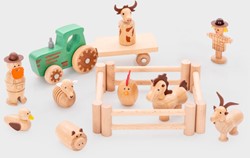 Tickit Houten Boerderij Set FSC 100% - Pk15
