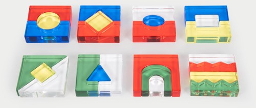 Tickit Kleurrijke Kristallen Blokkenset - Pk41