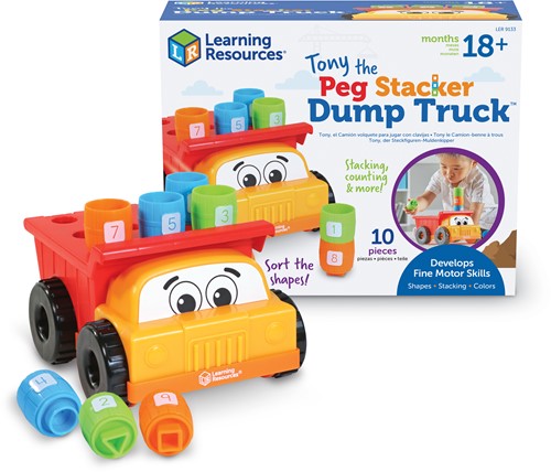 Learning Resources - Tony the Peg Stacker Dump Truck™