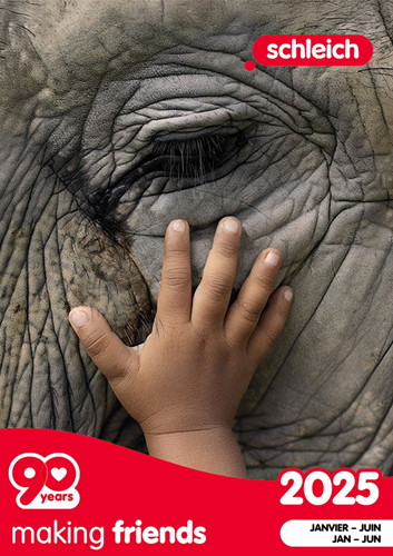 Schleich Consumenten Folder 1Hy25 Fr/Nl per 20 Stuks