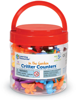 Learning Resources - In The Garden Critter Counters® (Set of 72)-3