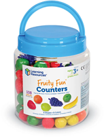 Learning Resources - Fruity Fun™ Counters (Set of 108)-2
