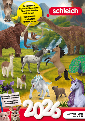Schleich Folder 20 stuks Consumenten 1Hy26 Fr/NL
