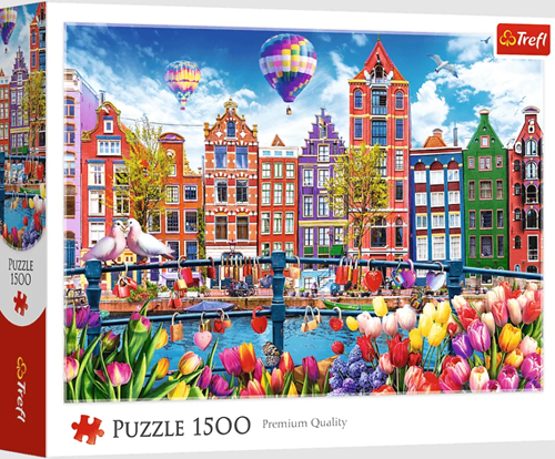 Trefl 1500 - Colourful Amsterdam