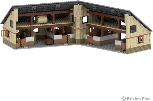 BRIXIES Plus Schuur/Paardenstal - 805 st-2