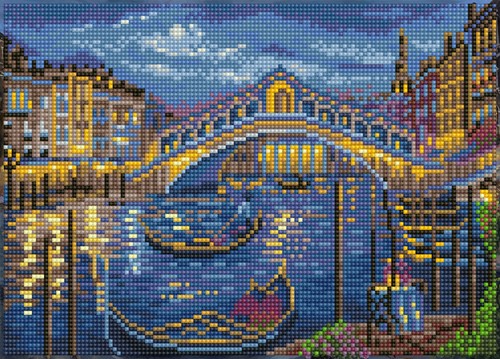 Diamond Dotz - Evening Stroll To The Rialto Bridge