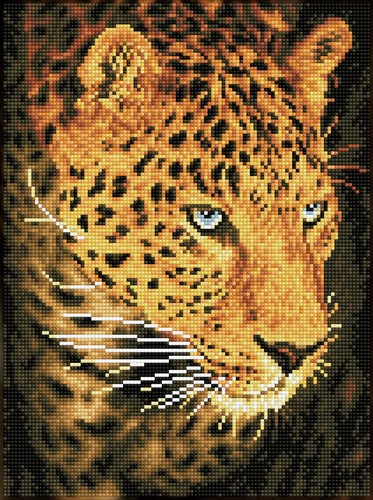 Diamond Dotz - Leopard Portrait