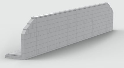 BRIXIES Plus Grondmuur - 242 st