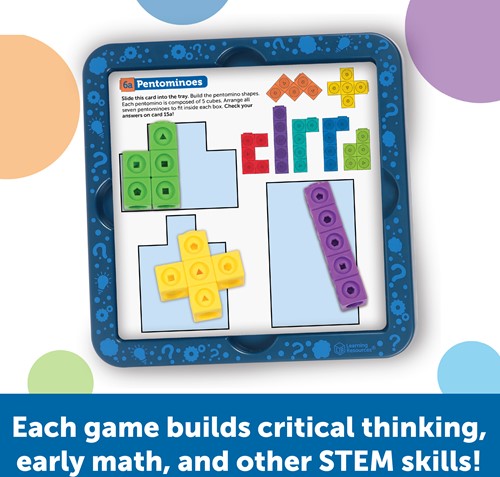 Learning Resources - MathLink® Cubes Brain Puzzle Challenge-2