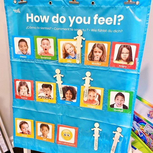 Learning Resources - Express Your Feelings Pocket Chart-2