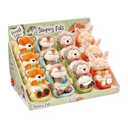 NICI - CDU 12 pcs Sleeping Pets Bos Editie 12cm Recycled