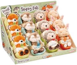 NICI - CDU 12 pcs Sleeping Pets Bos Editie 12cm Recycled