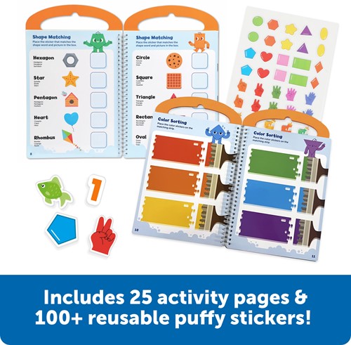 Learning Resources - Skill Builders! Smart Stickers – Colors, Numbers & Shapes-2