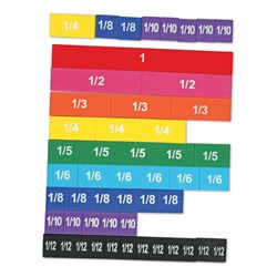 Learning Resources - Rainbow Fraction® Soft Foam Magnetic Tiles