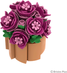 BRIXIES Plus Mini Bloem "Spring time" - 115 st