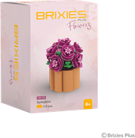 BRIXIES Plus Mini Bloem "Spring time" - 115 st-2