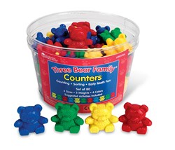 Learning Resources - Three Bear Family® Counters (Set of 80)