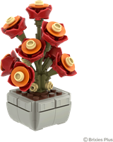 BRIXIES Plus Mini Bloem "Sunset" - 119 st