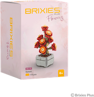 BRIXIES Plus Mini Bloem "Sunset" - 119 st-2